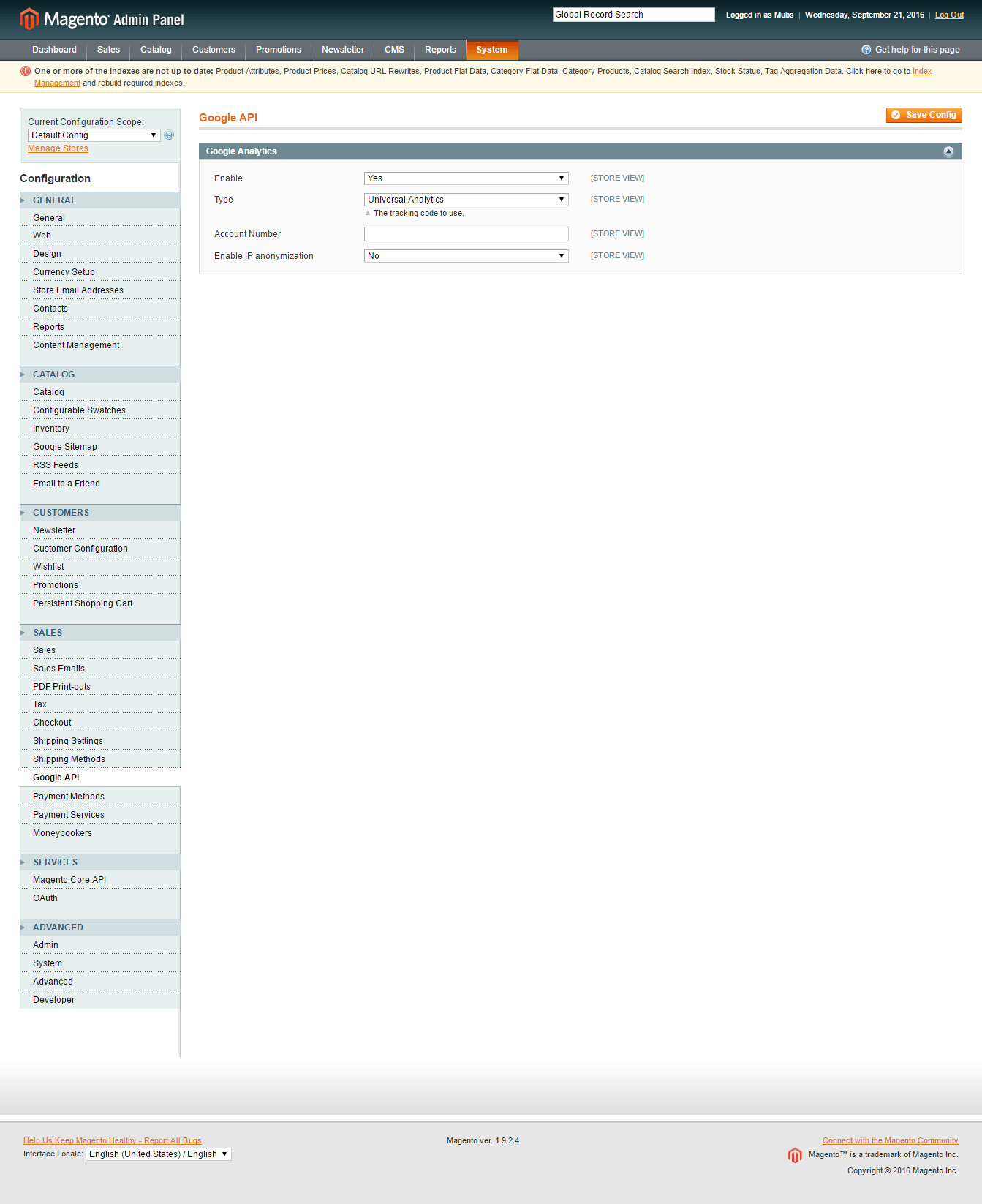 magento-google-api