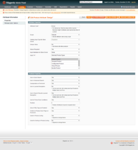 Attribute Properties Magento 277x300